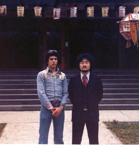 My 1st master in Farang arts, Master Dae Won Park. This picture was taken at a Buddhist temple in the Monterrey mountains after a demo our school did. We spent the weekend training, meditating, eating Korean food and just taking in Korean culture.